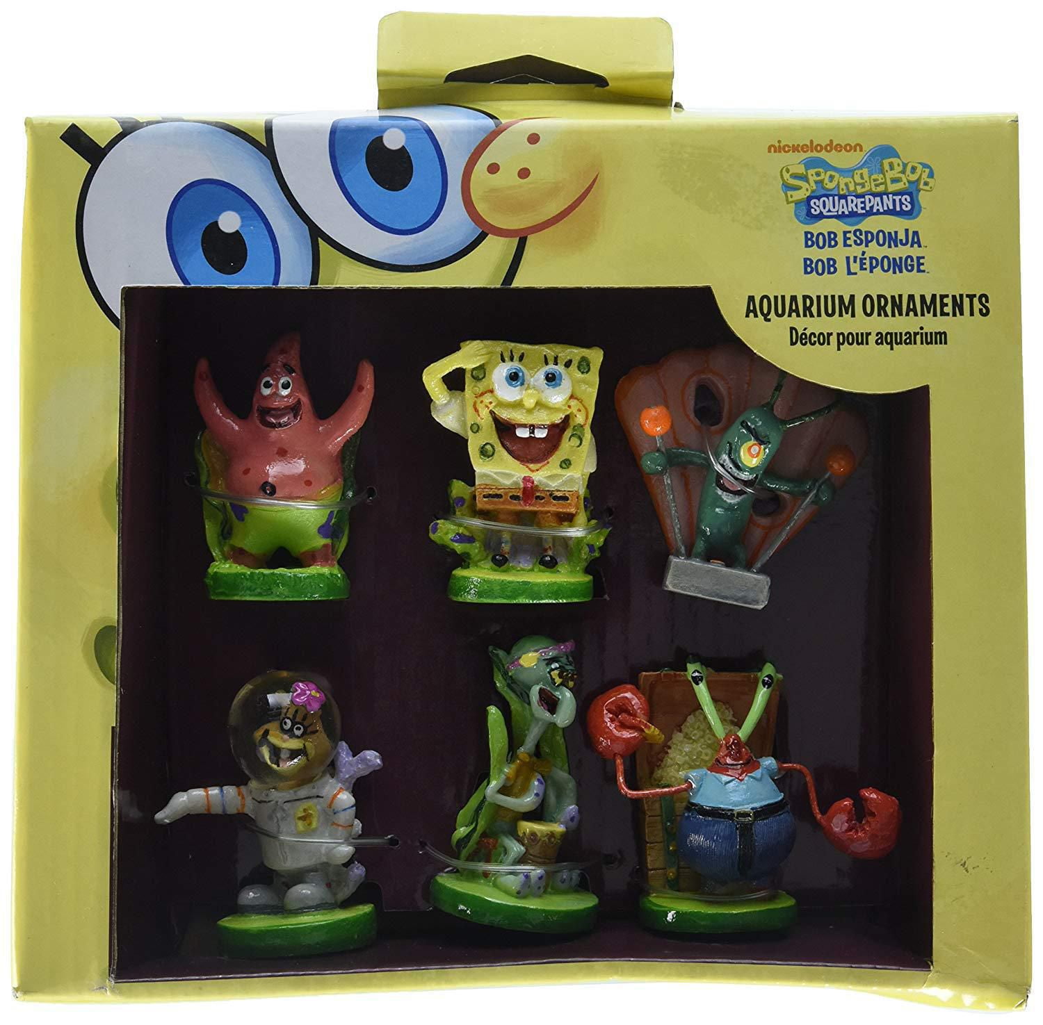 Penn-Plax Spongebob Mini Resin 6pc Set - Walmart.ca