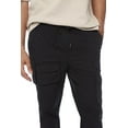 thumbnail image 3 of Jeaniologie ™ Men’s fashion cargo pull-on jogger - Black, 3 of 6