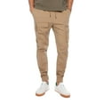 thumbnail image 1 of Jeaniologie ™ Men’s fashion cargo pull-on jogger - Beige, 1 of 6