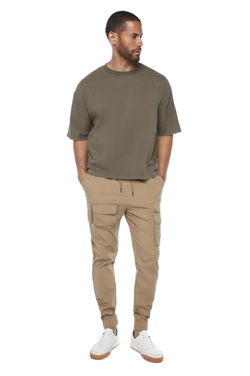 Jeaniologie ™ Men’s fashion cargo pull-on jogger