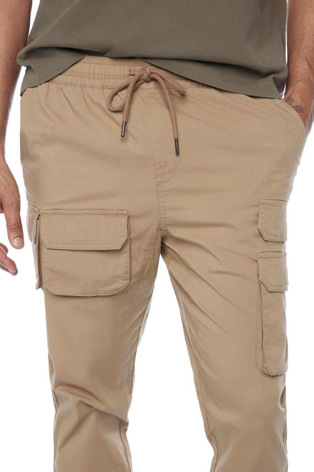 Jeaniologie ™ Men’s fashion cargo pull-on jogger