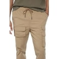 thumbnail image 3 of Jeaniologie ™ Men’s fashion cargo pull-on jogger - Beige, 3 of 6