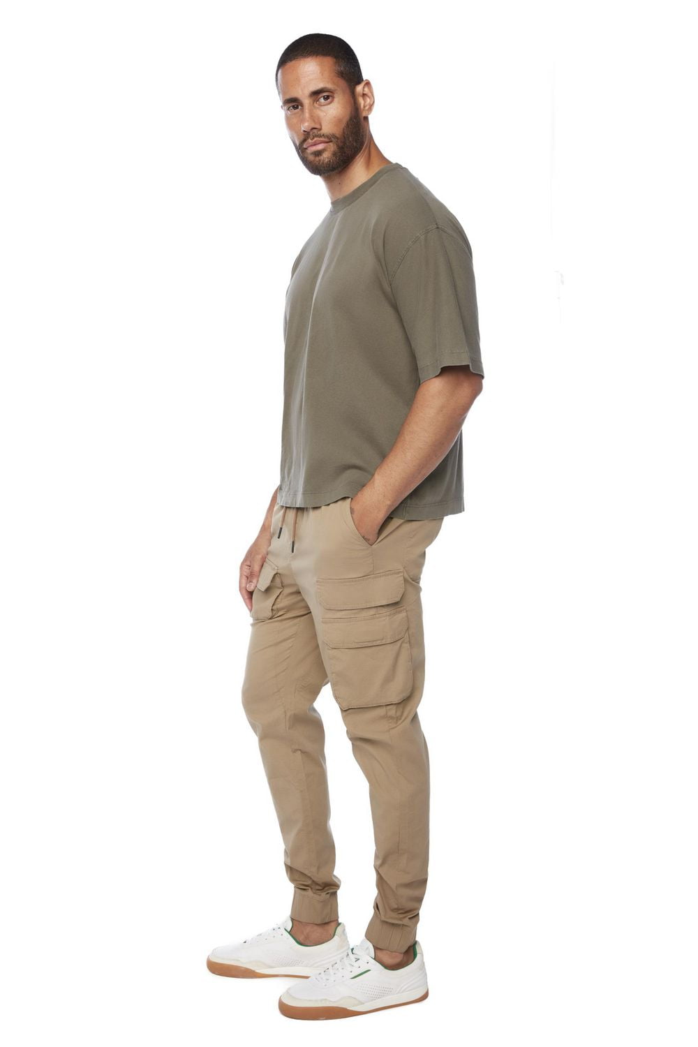 Jeaniologie ™ Men’s fashion cargo pull-on jogger