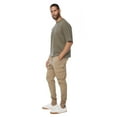 thumbnail image 4 of Jeaniologie ™ Men’s fashion cargo pull-on jogger - Beige, 4 of 6