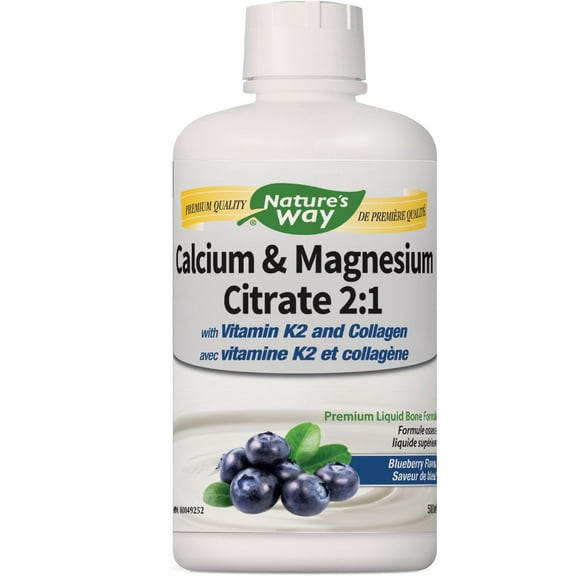 Nature's Way Calcium Magnesium Blueberry Liquid