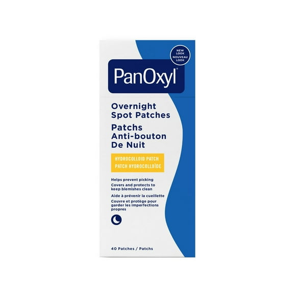 PanOxyl PM Overnight Spot Patches, Clear