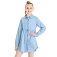 thumbnail image 1 of George Girls' Button-Up Shirt Dress, 1 of 6