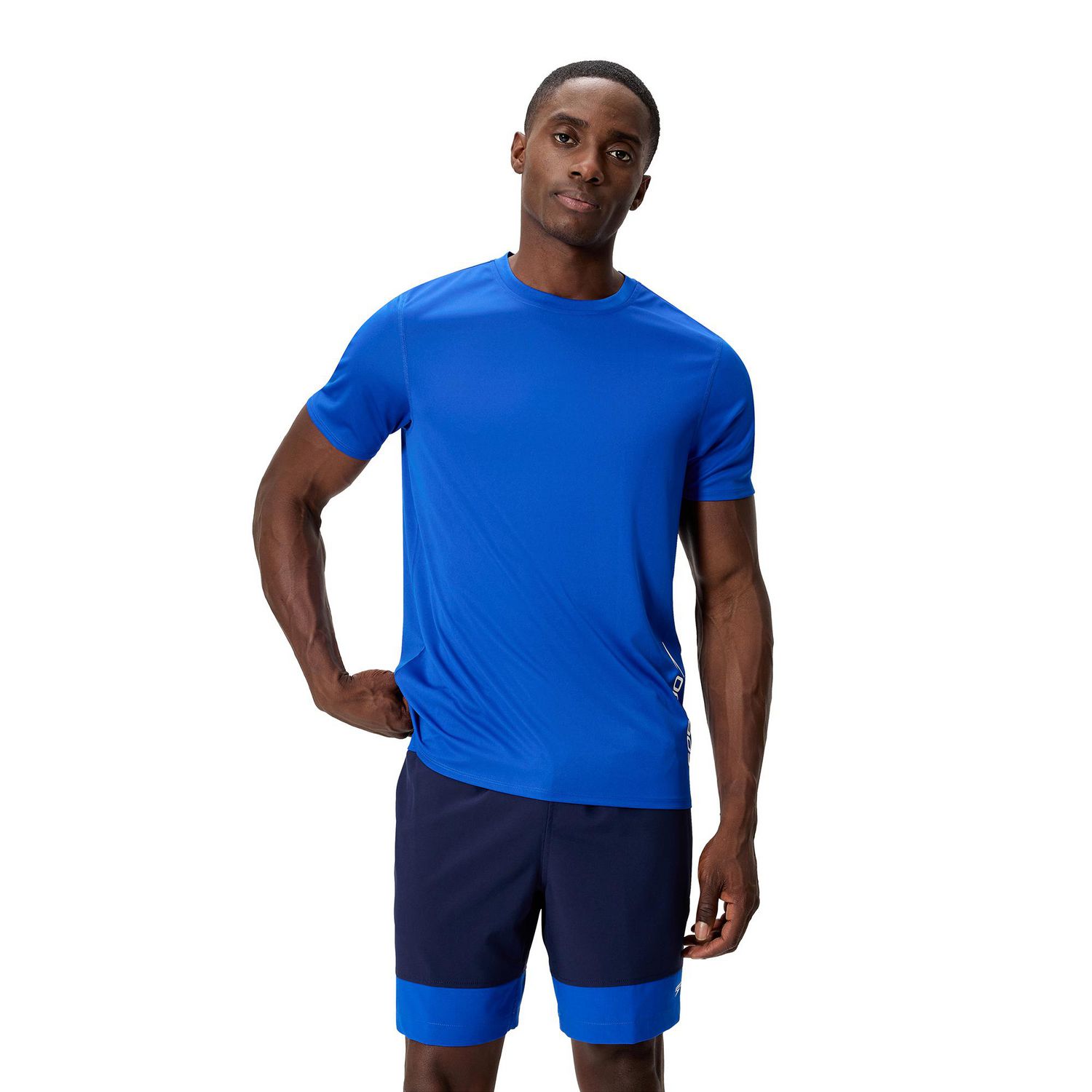 Speedo Men's Solid Short Sleeve Swim Tee