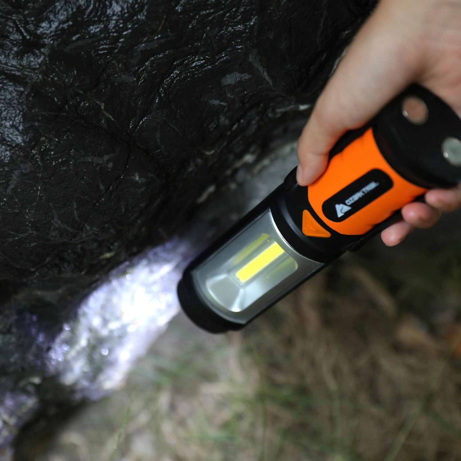 Ozark Trail Portable LED Work Light, Pivot COB Magnetic Flashlight