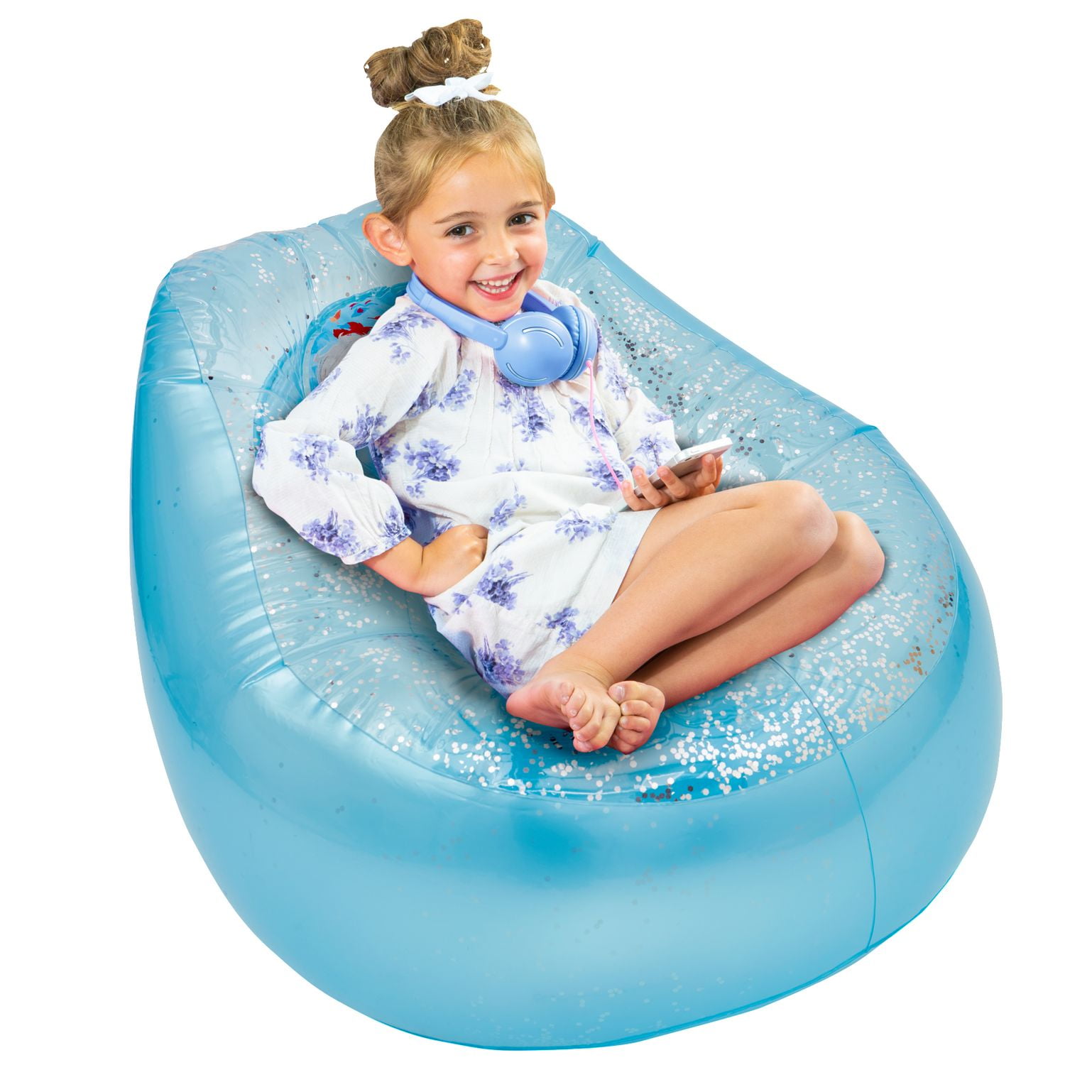 disney frozen 2 inflatable glitter chill chair