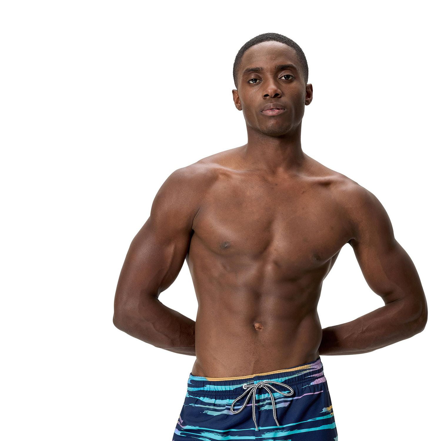 Short de volley 14 po avec imprimé « Lani Stripe » Speedo pour hommes