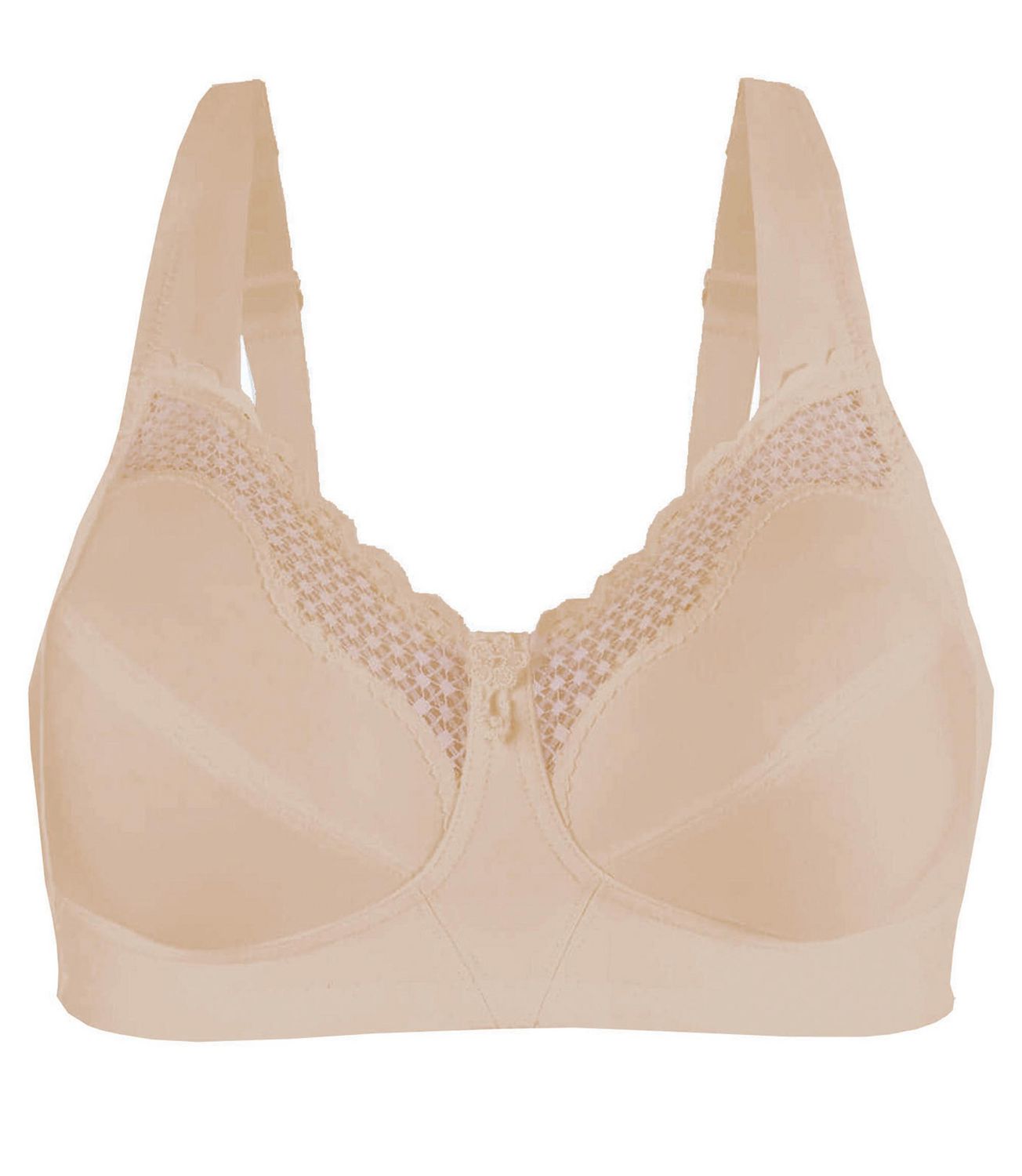 Buy POOJARAGENEE Full Coverage Non Padded Soft Cotton Mold Bra for Everyday  at