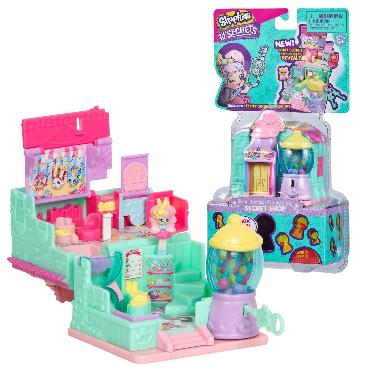 Shopkins Lil Secrets Secret Shop mini playset with Shoppie doll