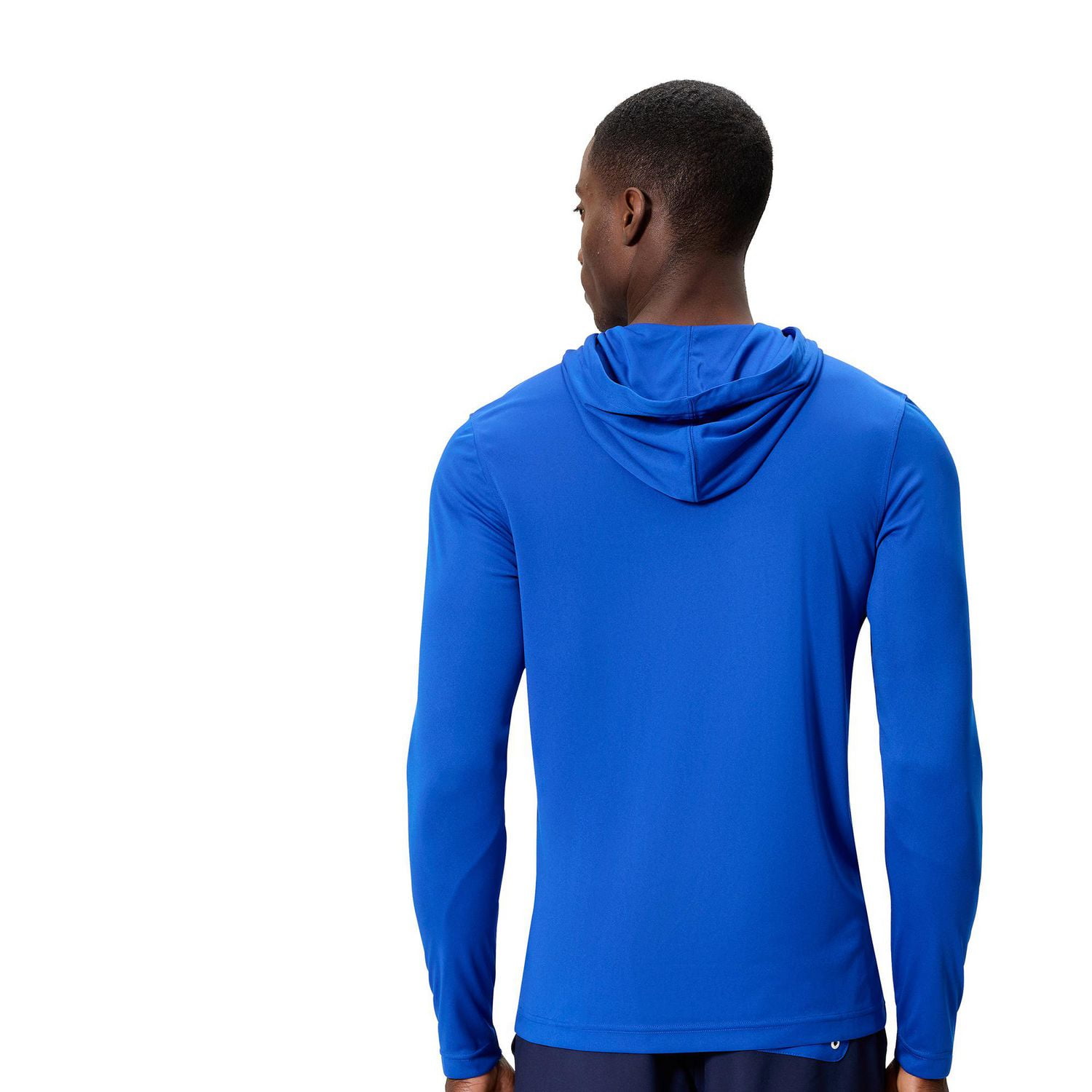 Haut à capuchon de bain à manches longues de couleur unie Speedo pour hommes