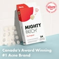 thumbnail image 2 of Hero Cosmetics Mighty Patch Original, Hydrocolloid Patch for Pimples, Overnight Acne Blemish & Zit Stickers for Sensitive Skin, 24 Count, 2 of 5