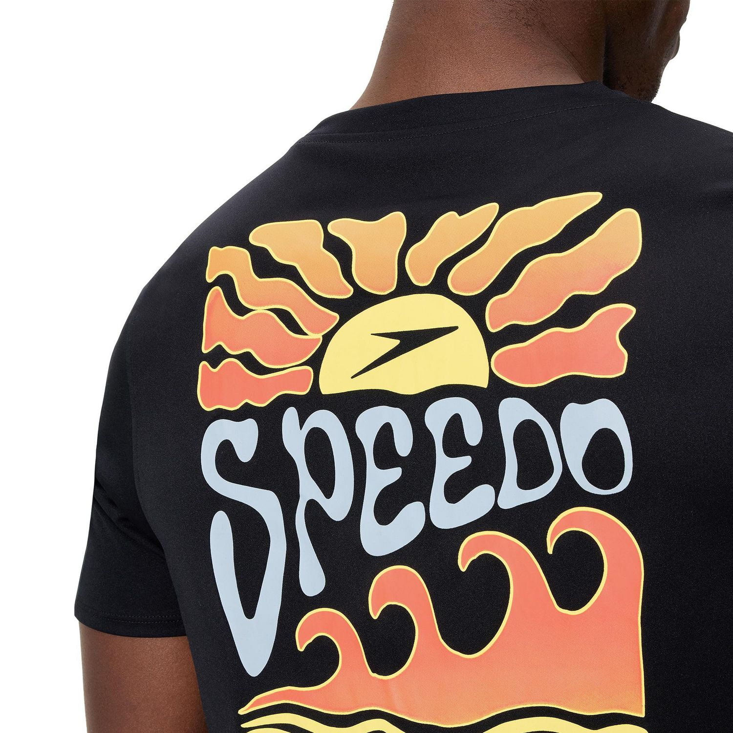 T-shirt de bain à manches courtes avec imprimé « Speedo Est 1928 » Speedo pour hommes