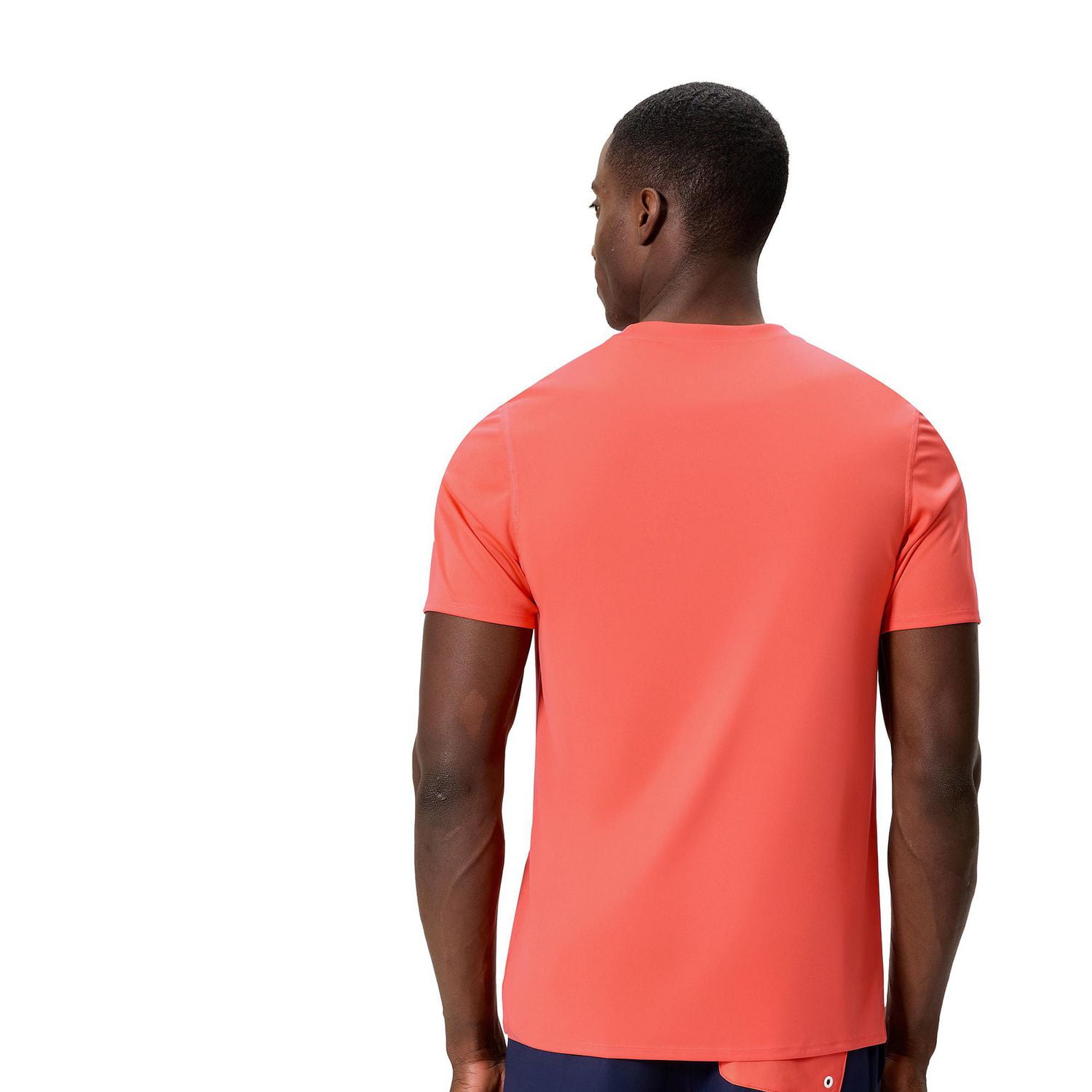 Speedo Men's Solid Short Sleeve Swim Tee