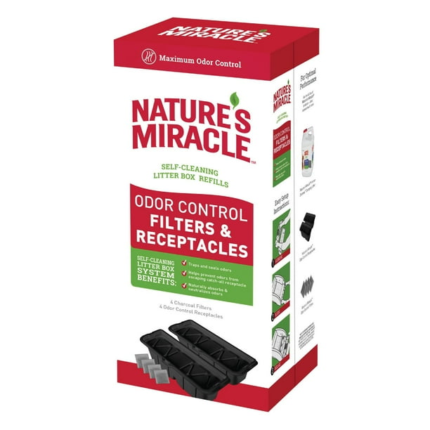 Nature's Miracle Odour Control Filters & Receptacles for Second Edition