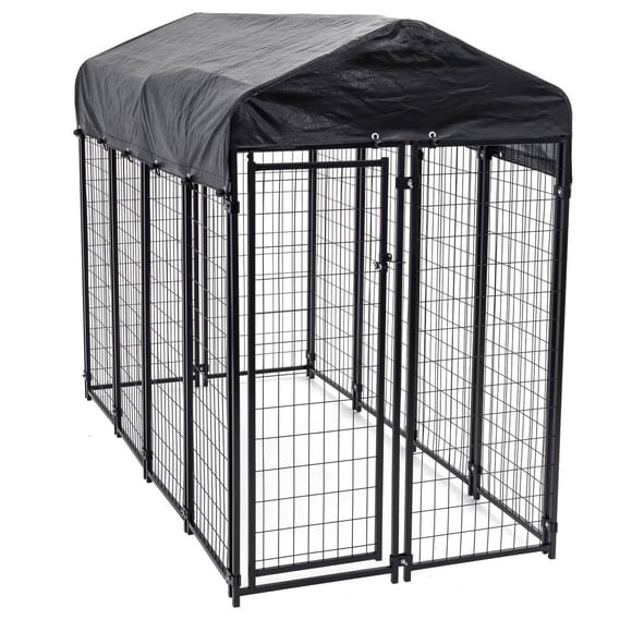 Chenil en fil soudé Lucky Dog Uptown de Jewett Cameron