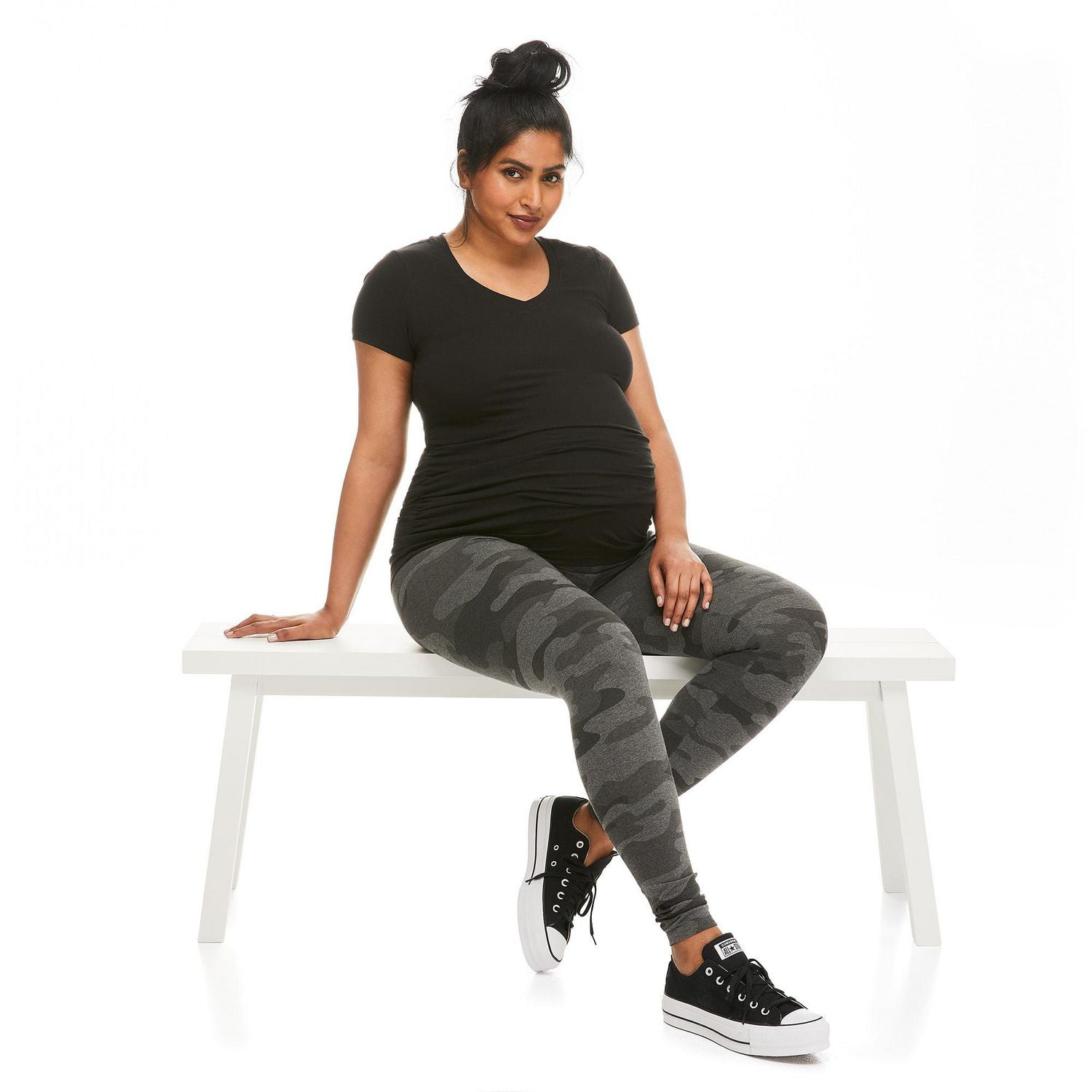 Paisley Sky Maternity Legging, Sizes S-XXL