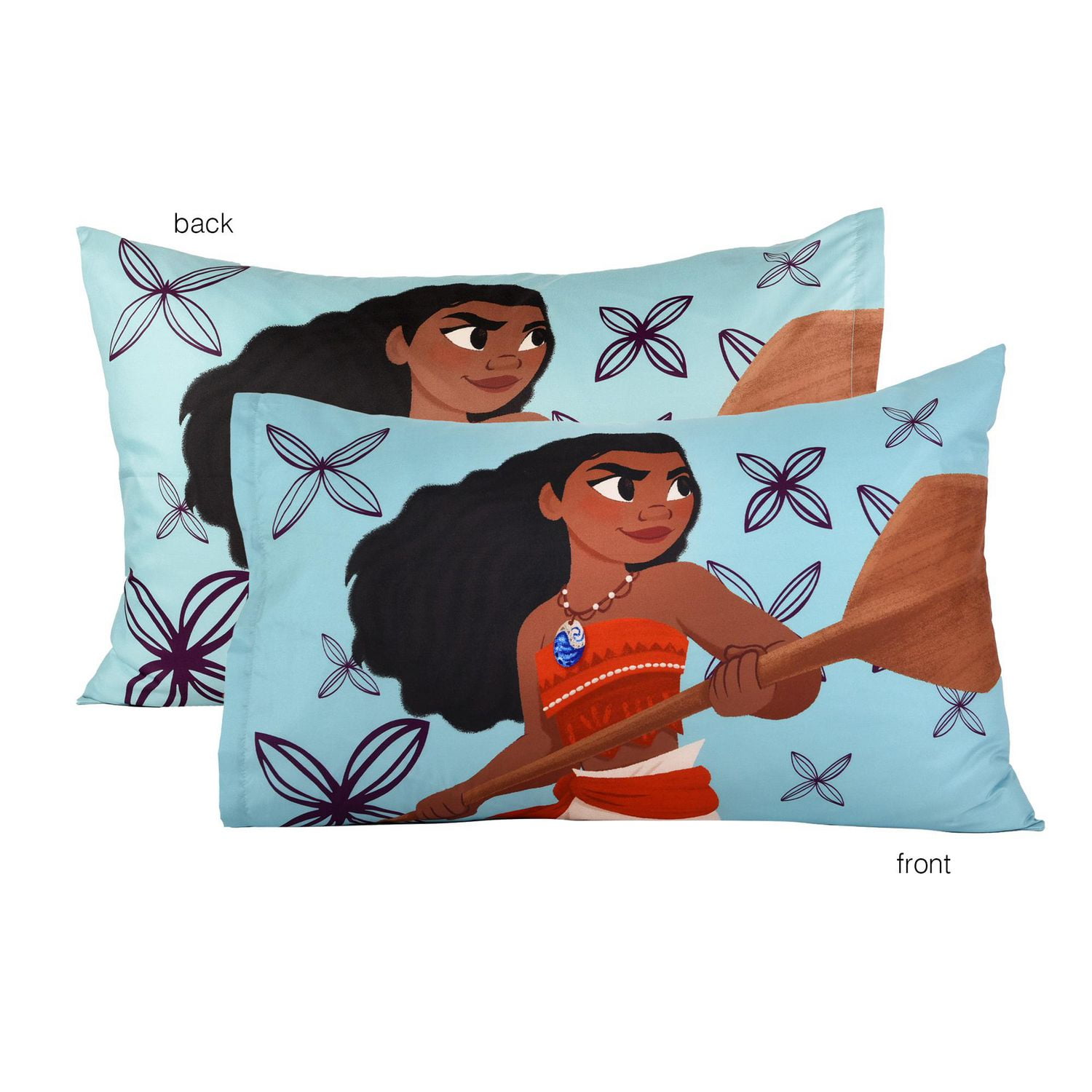 Disney Moana 2 Piece Toddler Bedding Set including Comforter and Pillowcase