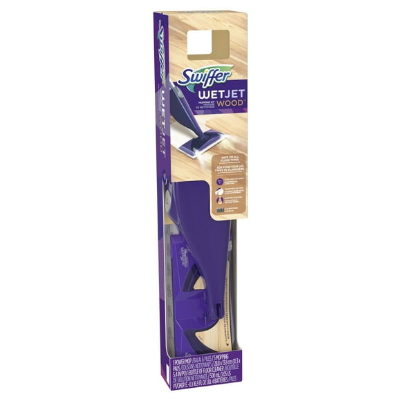 Swiffer WetJet Wood Floor Spray Mop Starter Kit