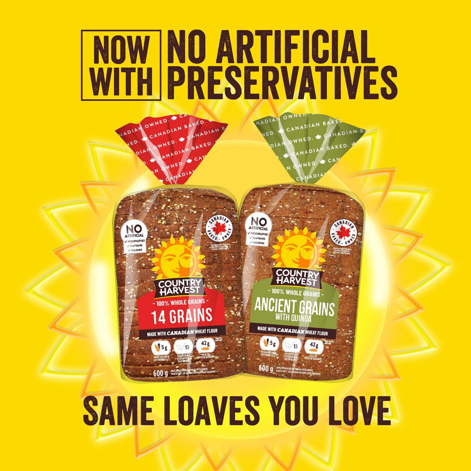 Country Harvest Oats and Honey Sliced Bread