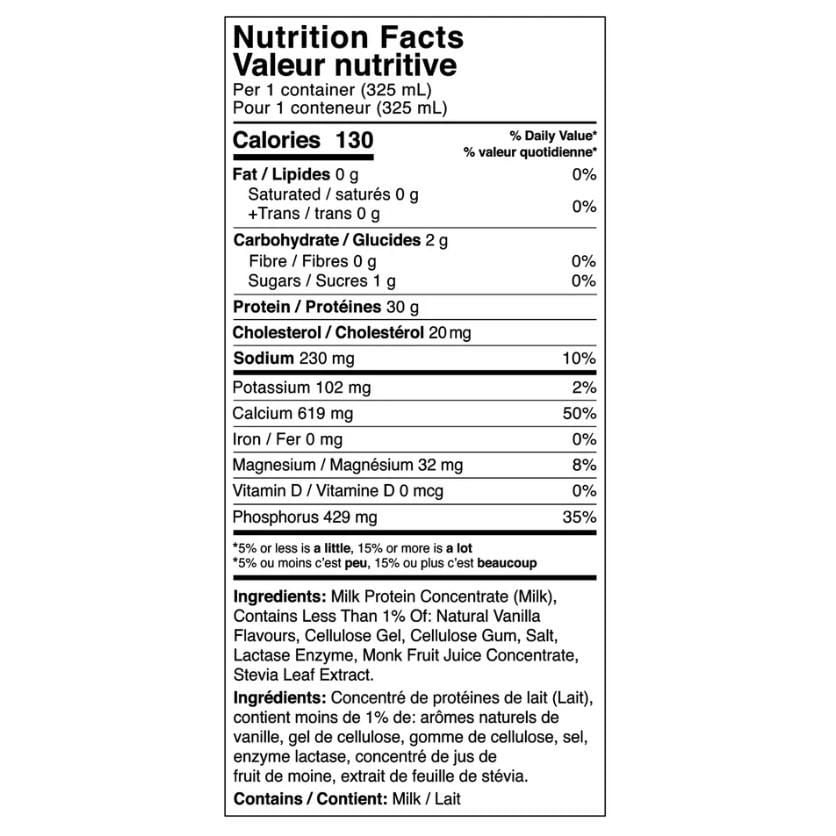 BiolSteel 30g Milkshake protéiné à la vanille