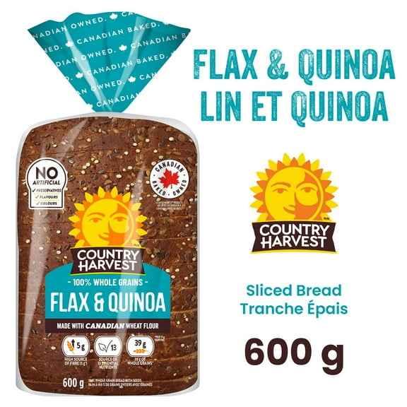 Pain tranché Lin et quinoa de Country Harvest