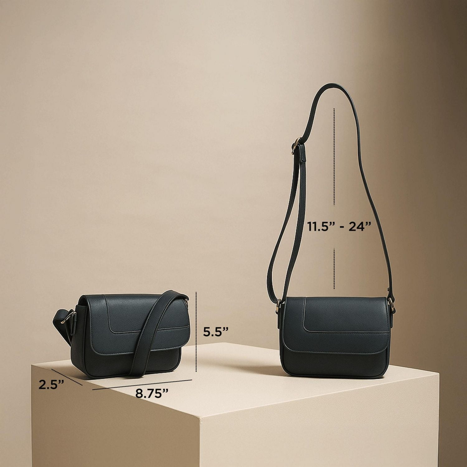 Time And Tru Flap Crossbody