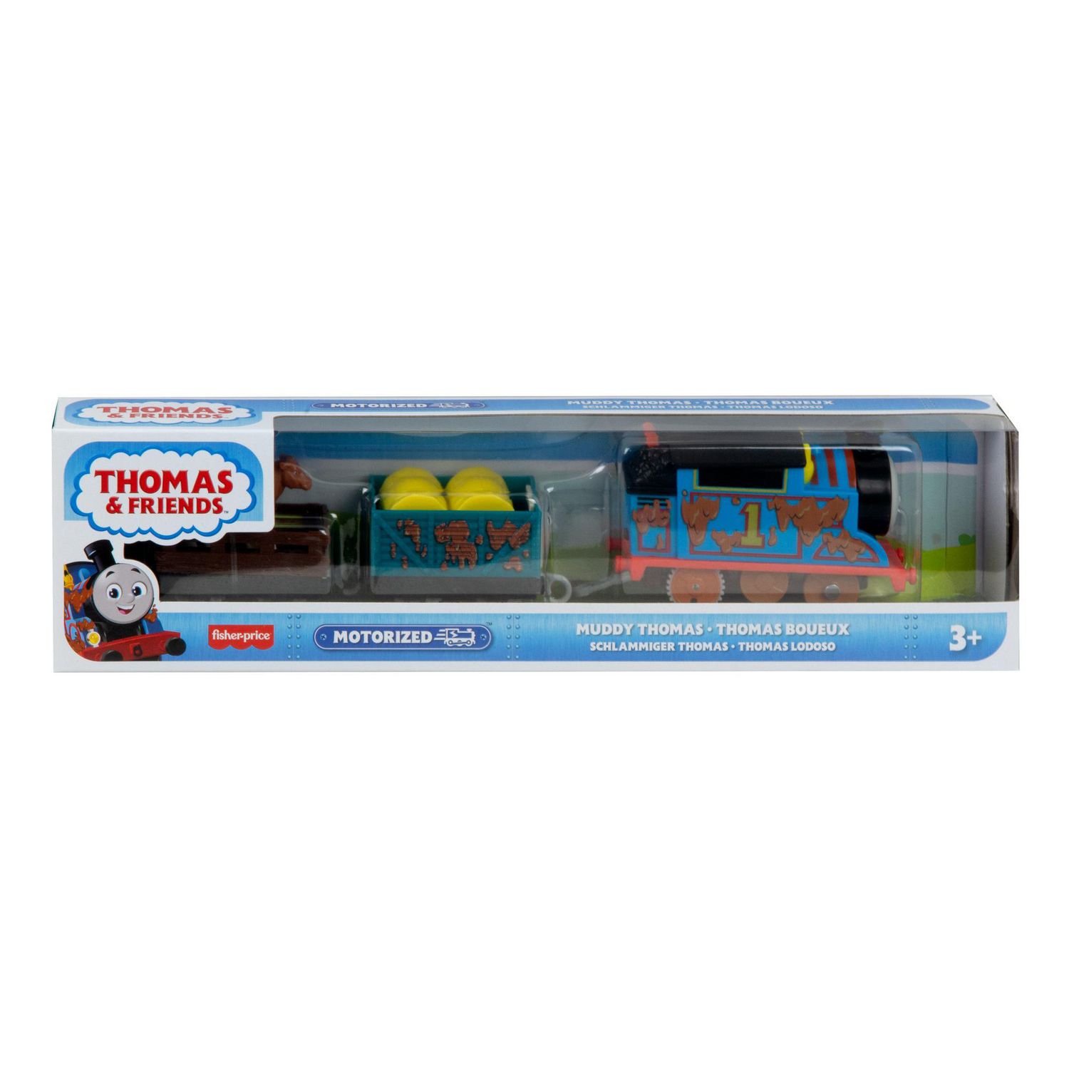 Thomas & Friends Muddy Thomas Motorized Train Engine 