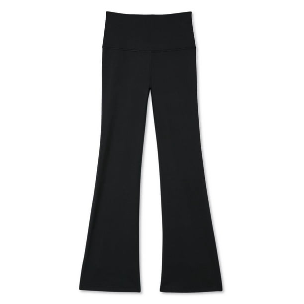 Fold jazz flared trousers in cotton, black, Only Play