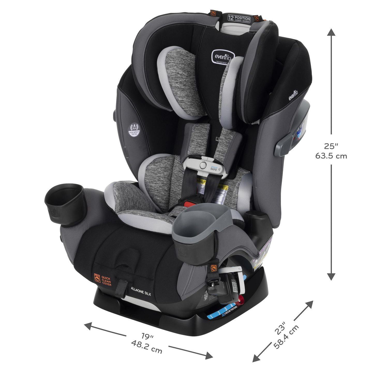 All4One DLX 4 In 1 Convertible Car Seat Walmart