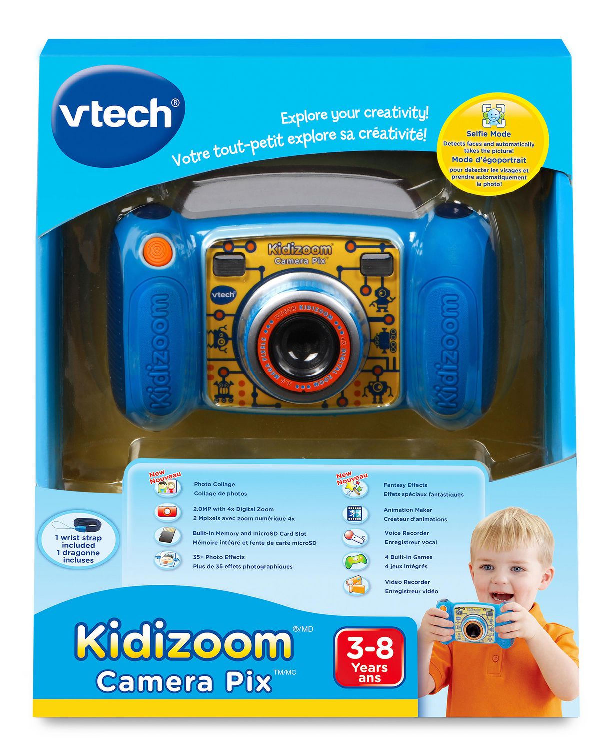 Appareil photo enfant Vtech Kidizoom Print Cam Bleu - Appareil