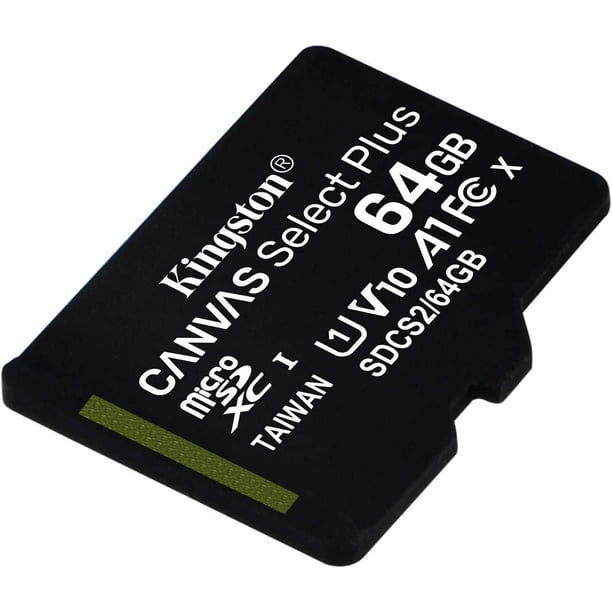 Micro SD-HC Kingston 64 Gb Clase 10 – Compured