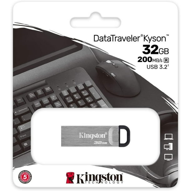 Kingston DataTraveler Kyson Clé USB 3.2 en métal DTKN/32 Go (DTKN