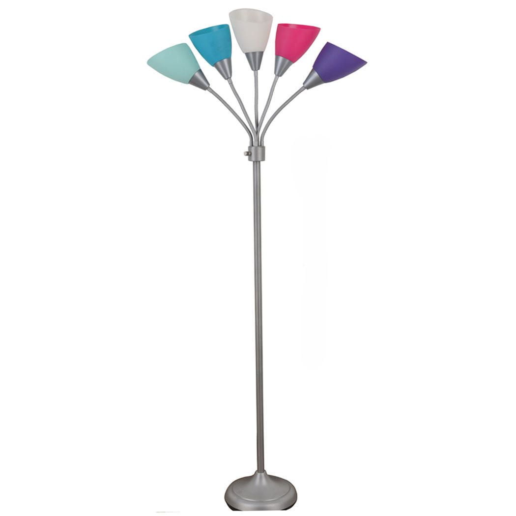 5 light standing deals lamp