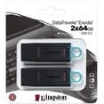 thumbnail image 1 of Kingston DataTraveler Exodia Clé USB 3.2 DTX/64 Go (2 Pièces)  (DTX/64GB-2PCR), 1 of 4