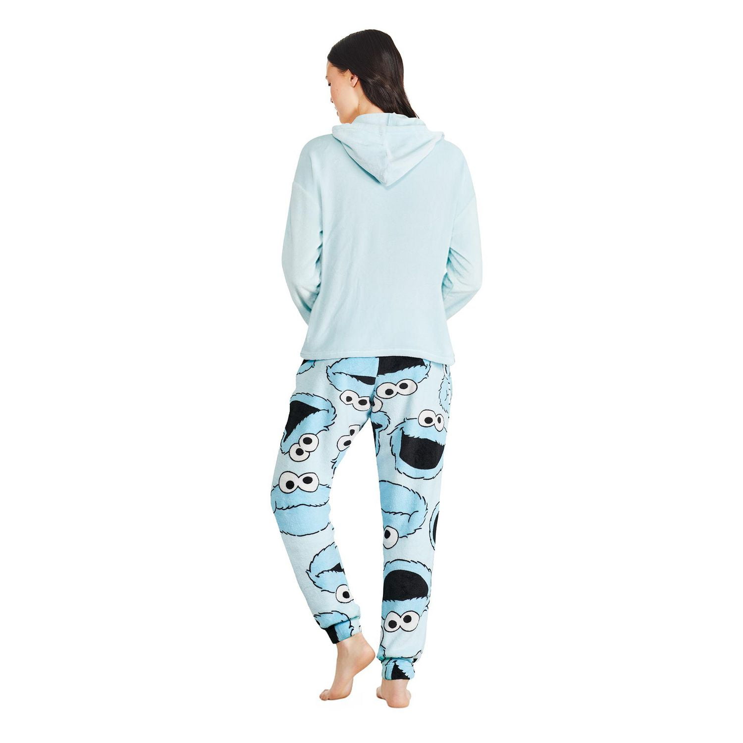 Sesame Street Women's Cookie Monster Pajama Set