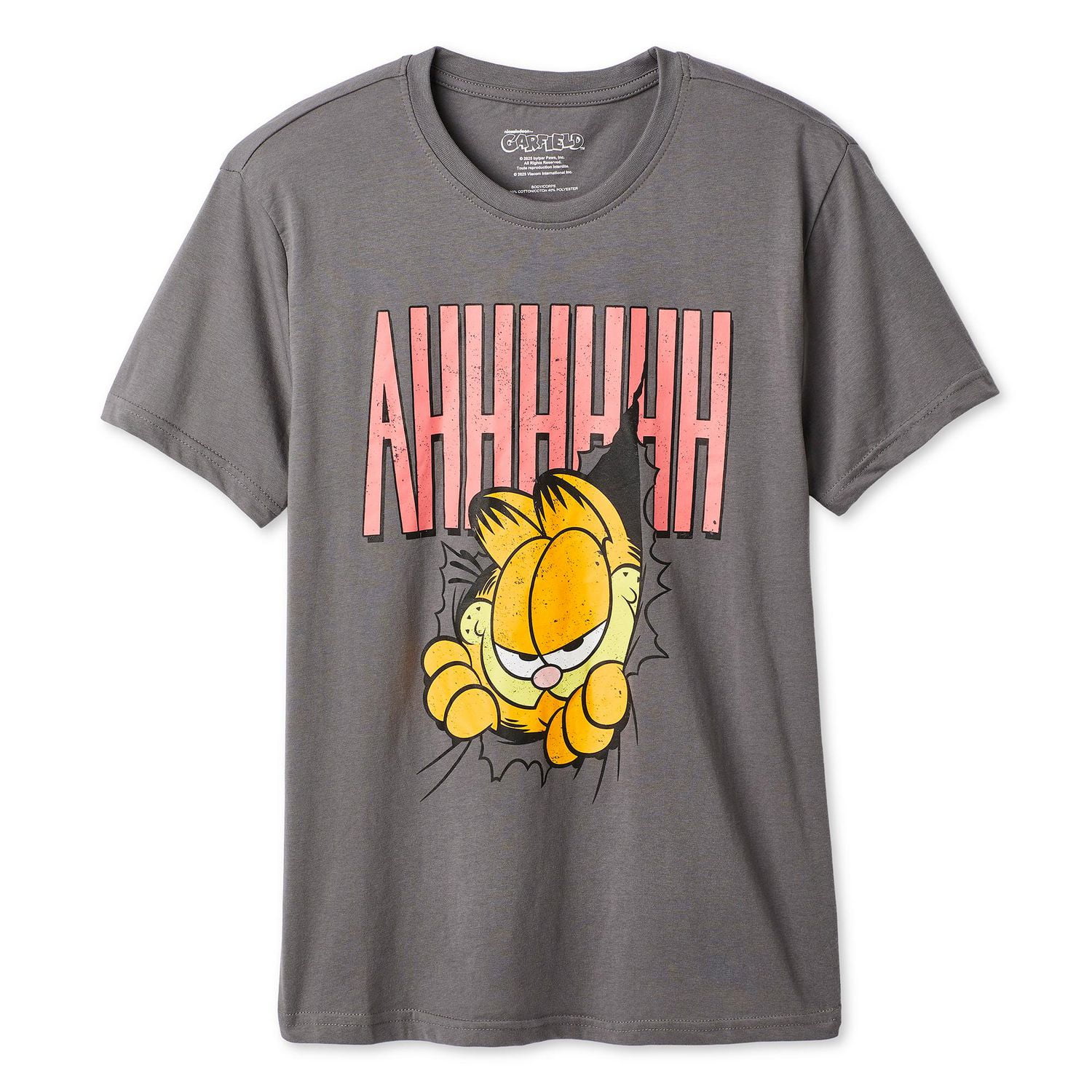 T-shirt avec imprimé graphique Garfield pour femmes