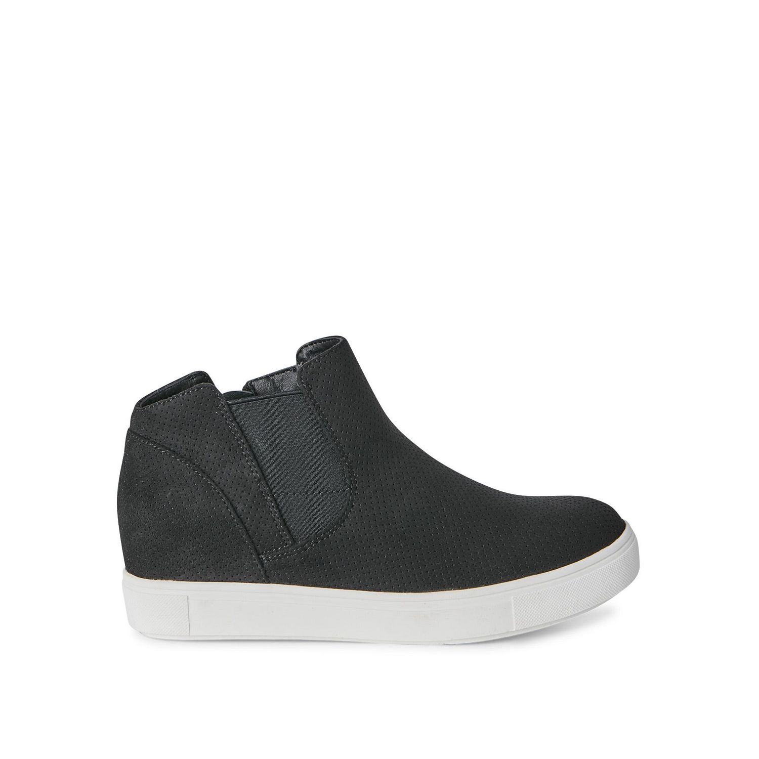 Wedge sneakers cheap faux suede