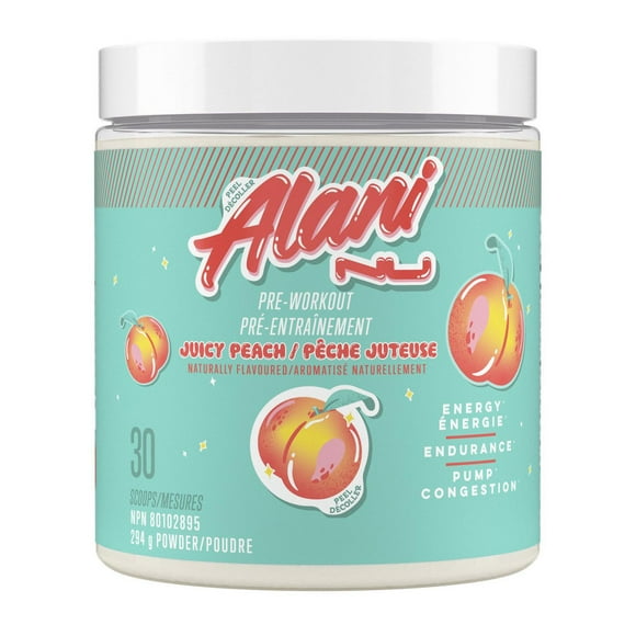 Alani Nu Juicy Peach Pre-Workout