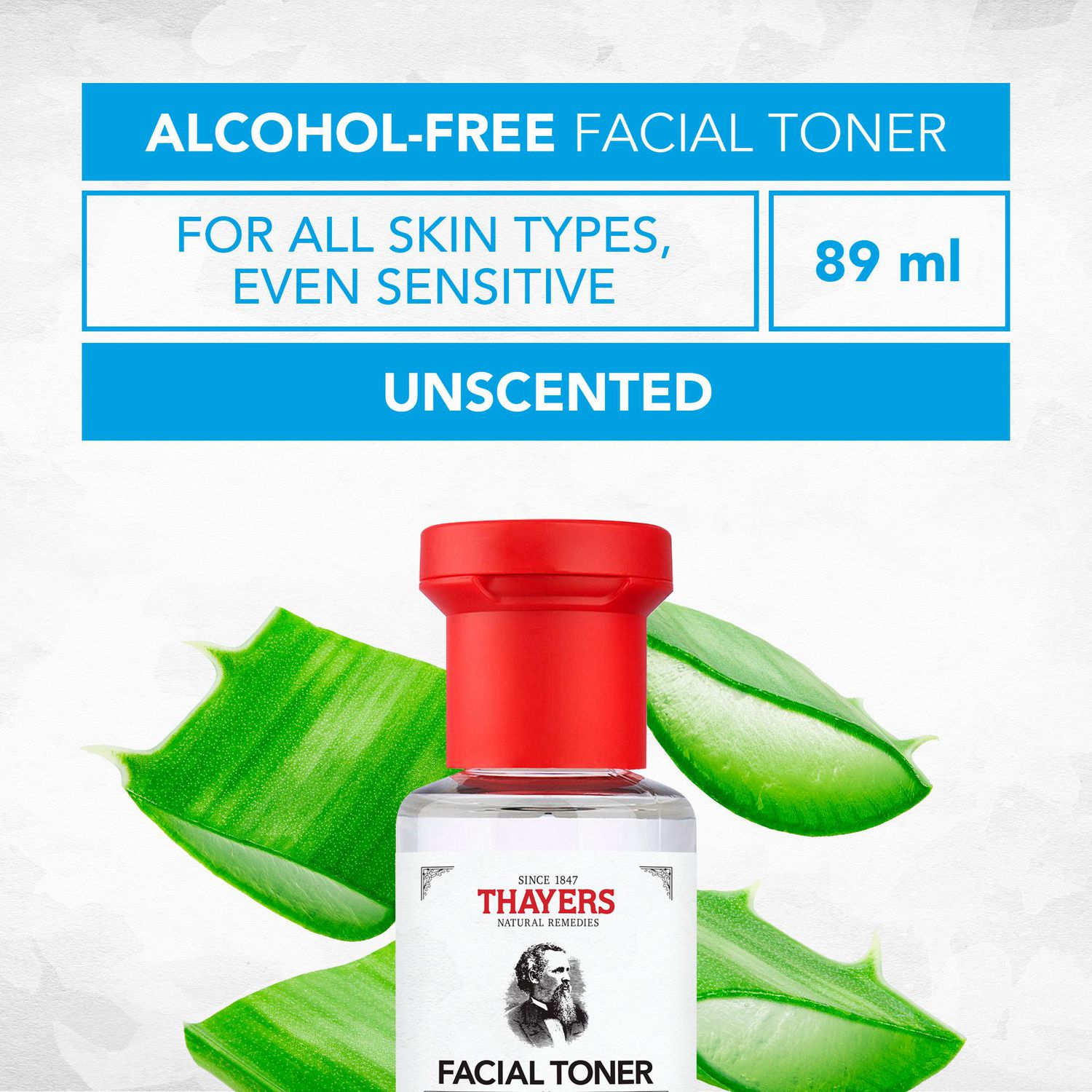 THAYERS Unscented Facial Toner Alcohol Free Witch Hazel Aloe Vera