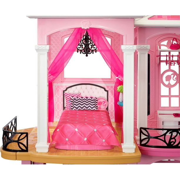 Chambre Barbie Luxueuse à La Décoration Rose Violet