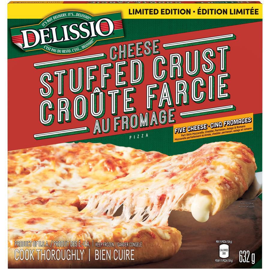 DELISSIO® Cheese Stuffed Crust Five Cheese Pizza 632g | Walmart Canada