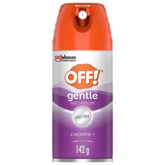 OFF! Gentle&nbsp;Deet&nbsp;Free Insect Repellent, Bug Spray for up to 5 Hours of Protection,&nbsp;142g, 142g