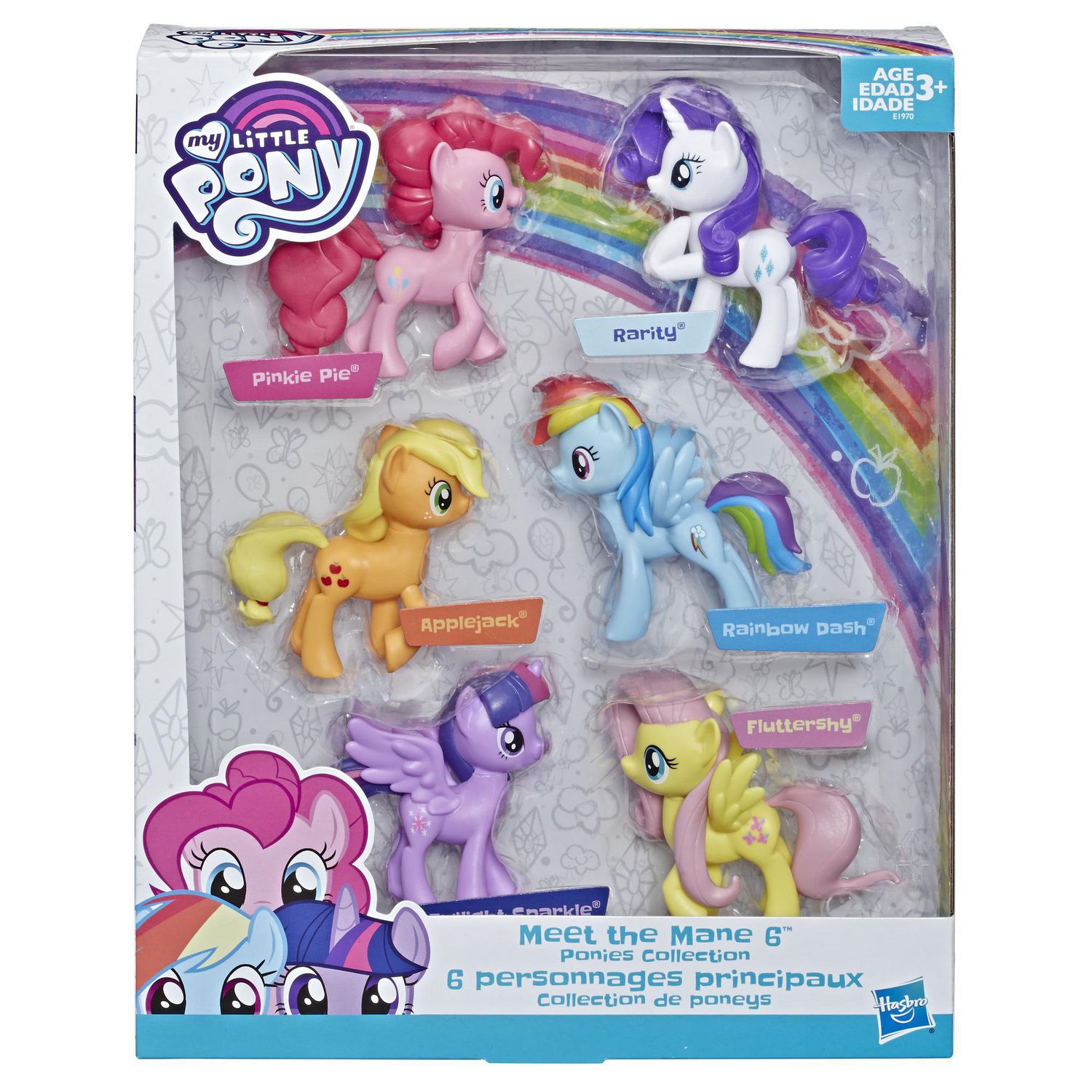 My Little Pony Toys Meet The Mane 6 Ponies Collection ( Exclusive)  Frustration-Free Packaging