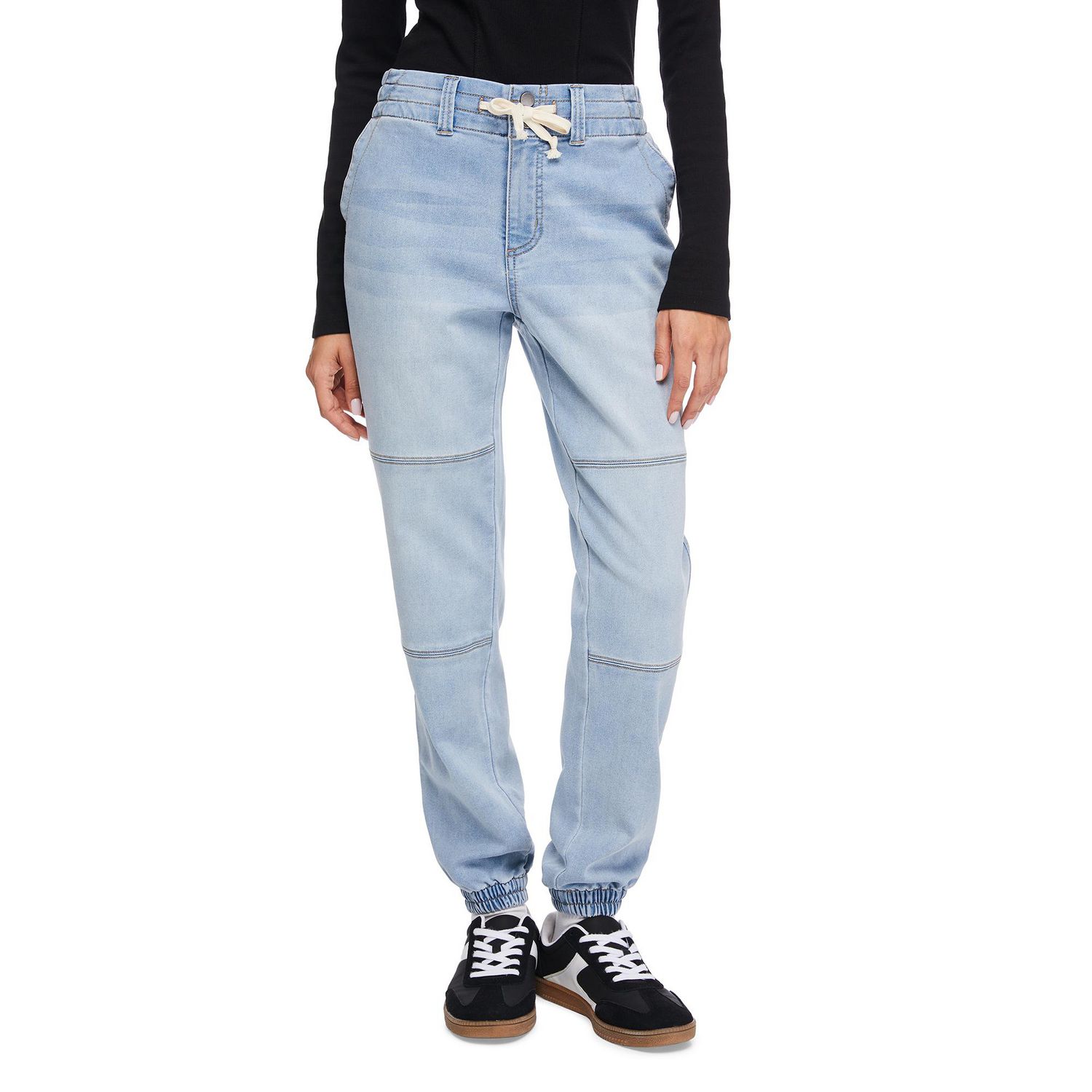 Jogger utilitaire en denim No Boundaries pour femmes