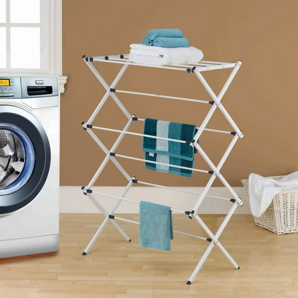 MAINSTAYS Folding Dry Rack, Clothes drying laundry rack for energy ...
