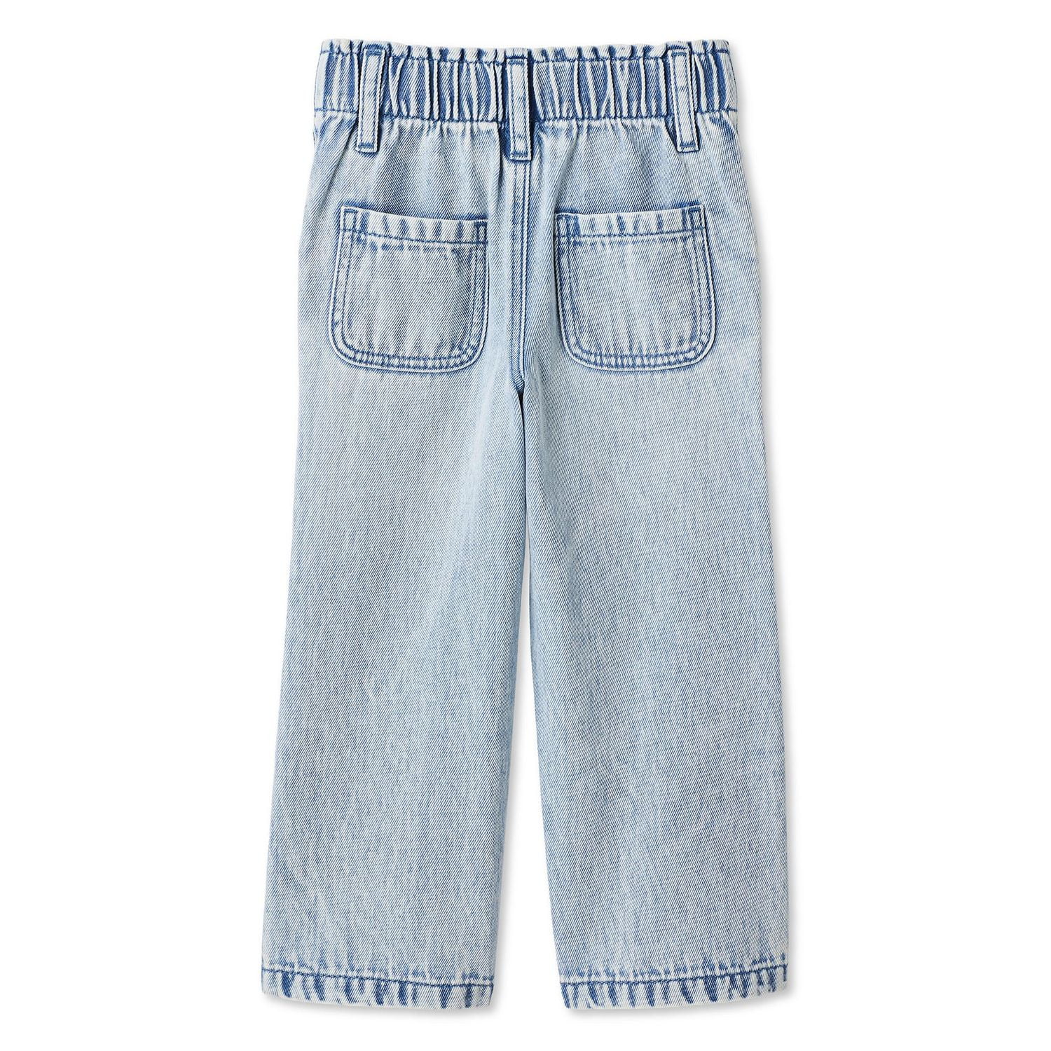 Jean brodé George pour petites filles